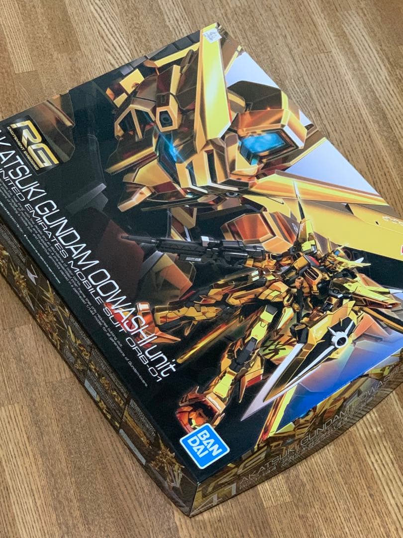 【一部塗装完成品】RG アカツキガンダム(オオワシ装備)