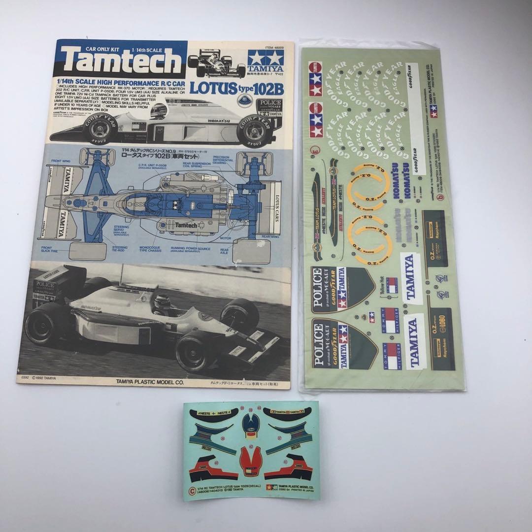 内容変更しました タミヤ ロータス102B タムテック