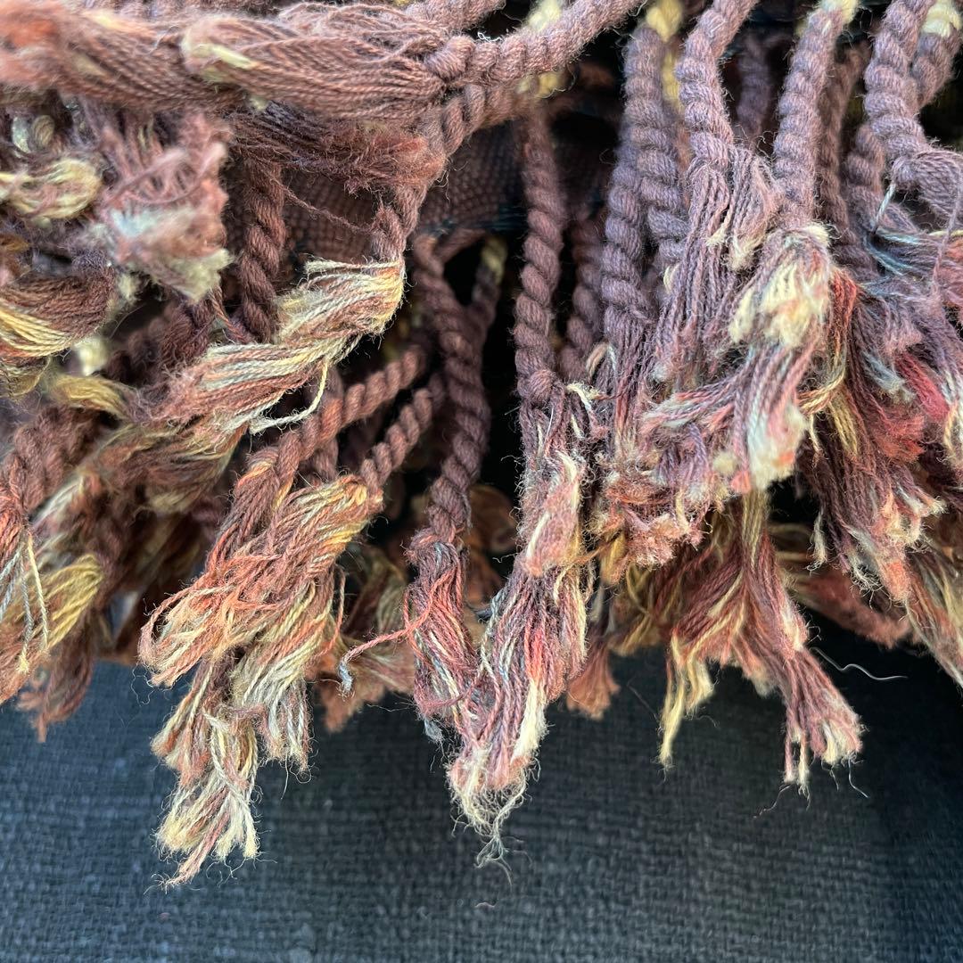 インドネシア　アンティーク　イカット　タペストリー　布