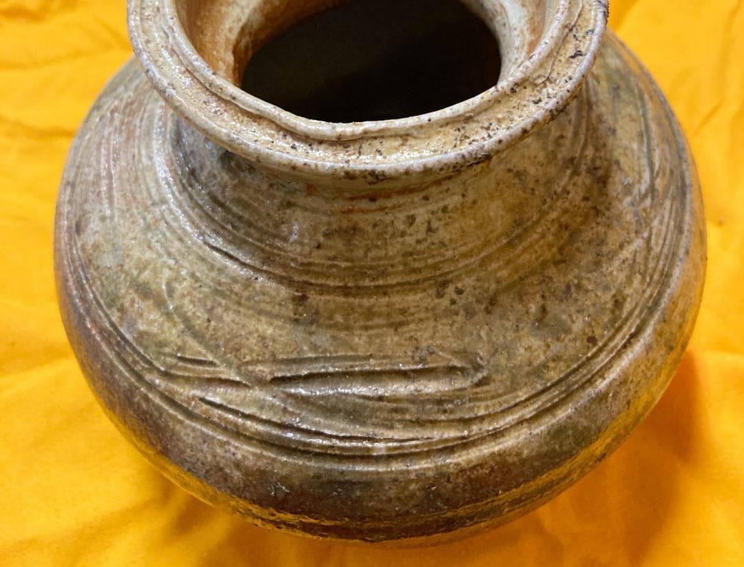 【真作保証】 森里香山 伊賀焼 蹲 共箱・共布