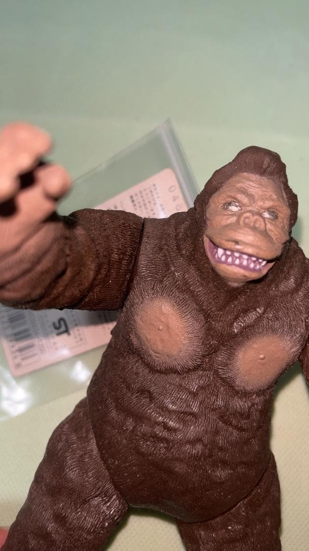 最終停止予定 タグ付 バンダイ キングコング対ゴジラ ソフビ キンゴジ 当時物