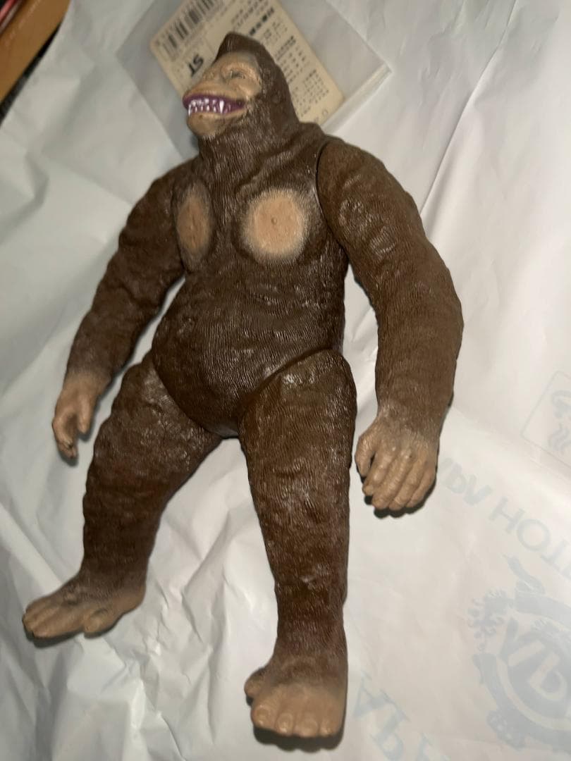 最終停止予定 タグ付 バンダイ キングコング対ゴジラ ソフビ キンゴジ 当時物