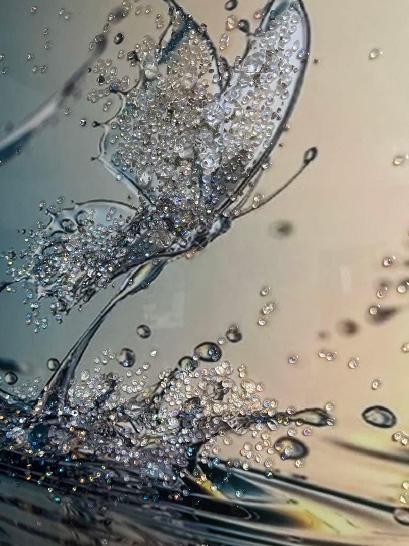 クリスタルアート　蝶