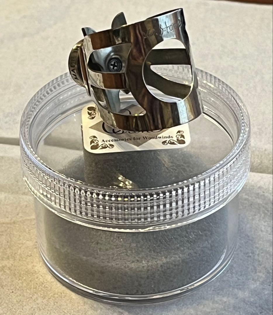 テナーサックス リガチャー【ウッドストーンCLASSIC】ニッケルシルバー #9