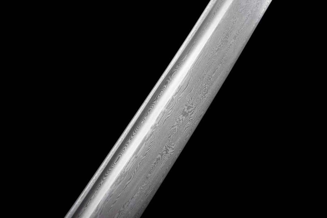 研磨模様鋼居合刃20230520 古兵器 武具　刀装具　日本刀　模造刀 居合刀