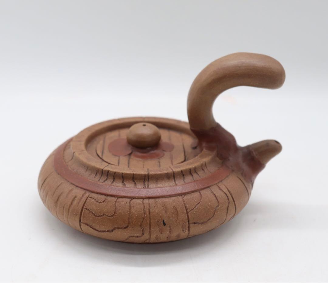 中国　胡月明作　黄泥急須　中国茶器　送料込み0829