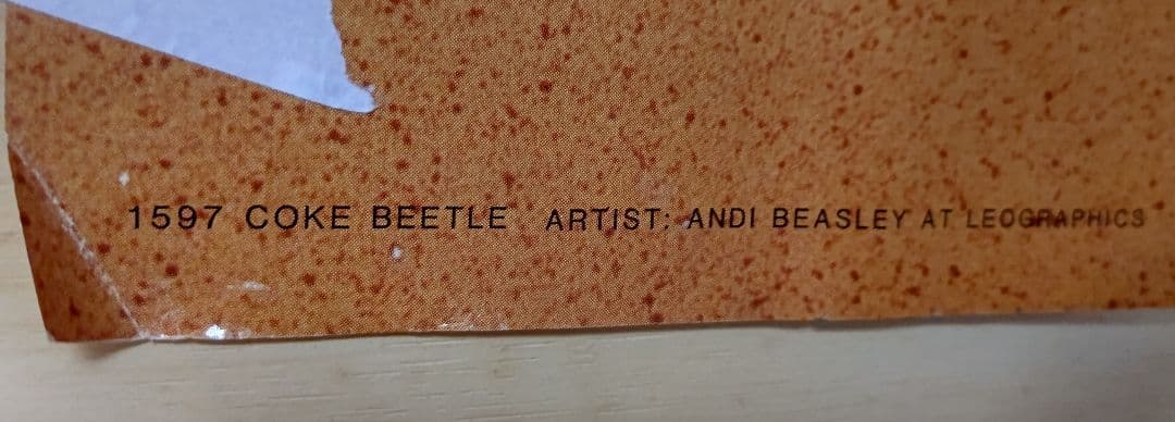 Coca-Cola ビートルカー ポスター 1987年