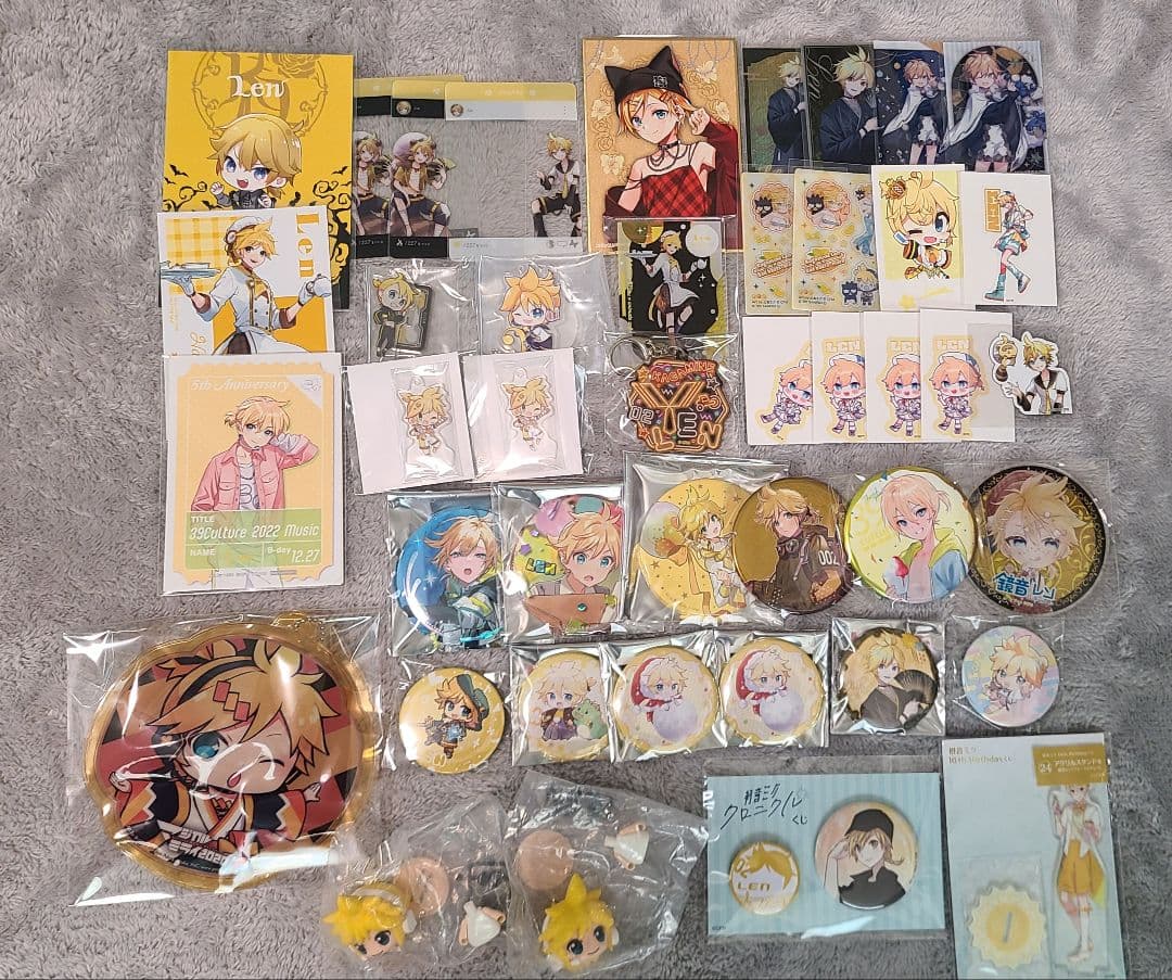 鏡音レン 缶バッジ アクリルスタンド その他まとめ売り