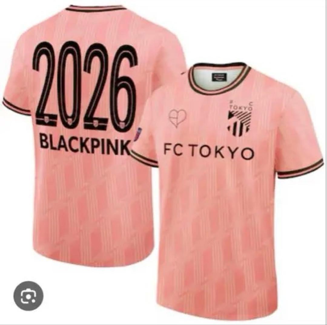 FC東京 × BLACKPINK コンフィットTシャツ　ピンク