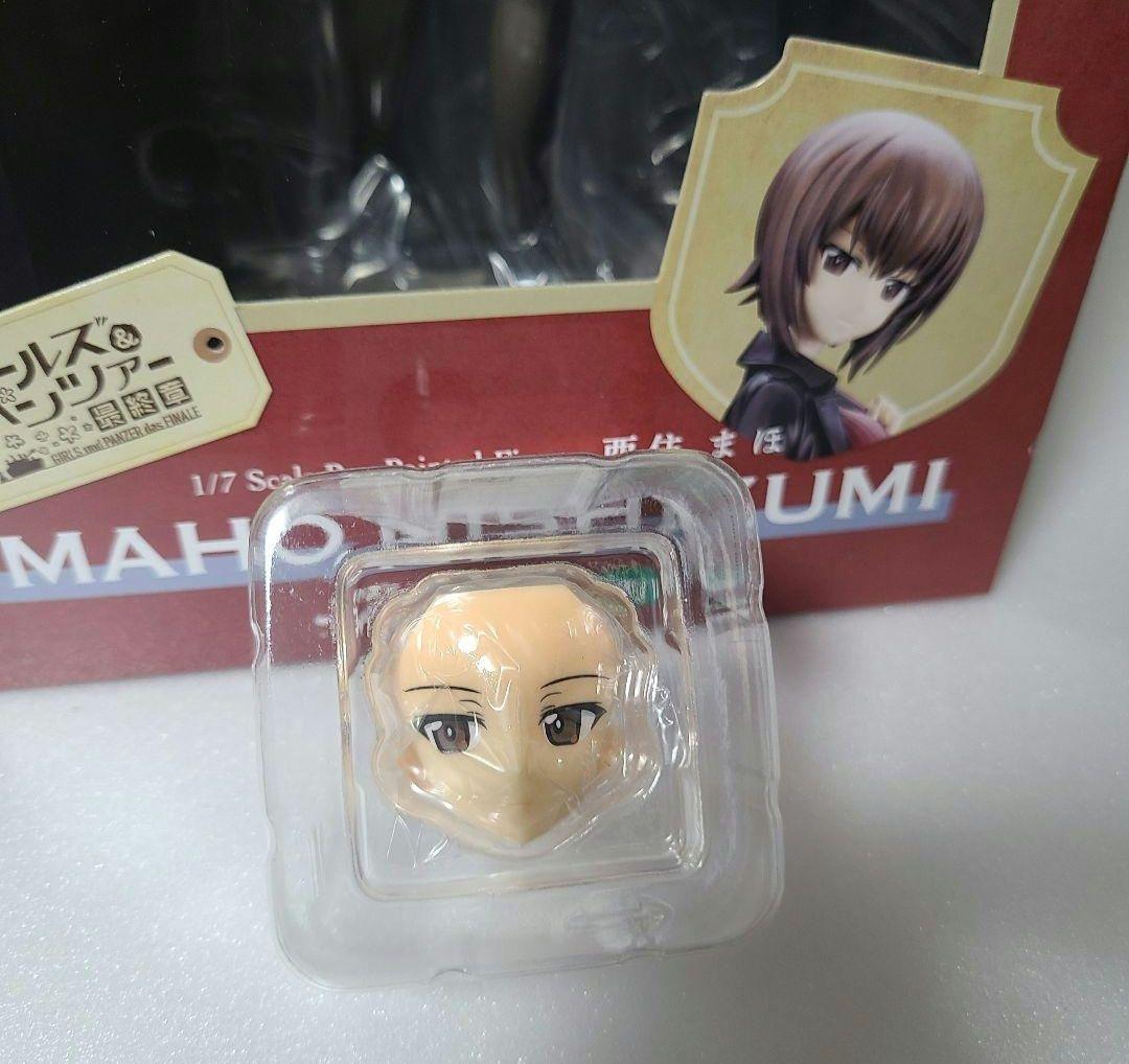 最終価格☆新品未開封☆西住まほフィギュア ガルパン 特典クール顔パーツ付き