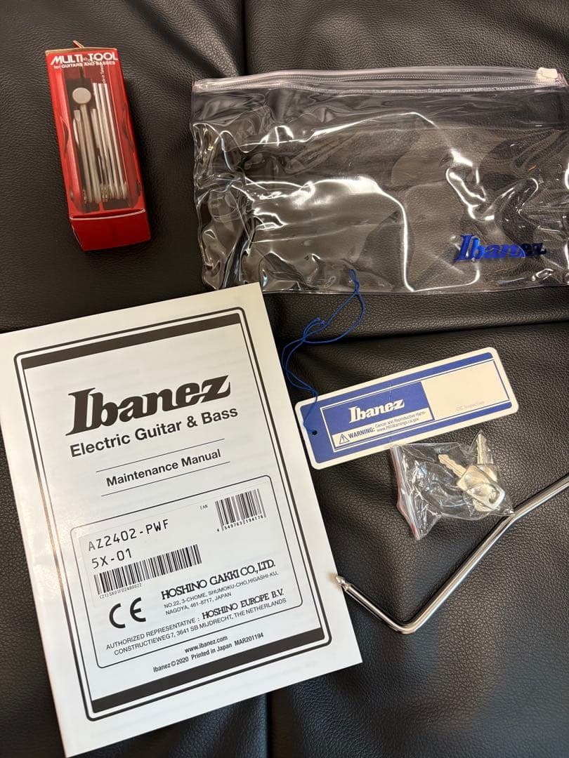 【値下げ】AZ2402 PWF Ibanez prestige中古美品