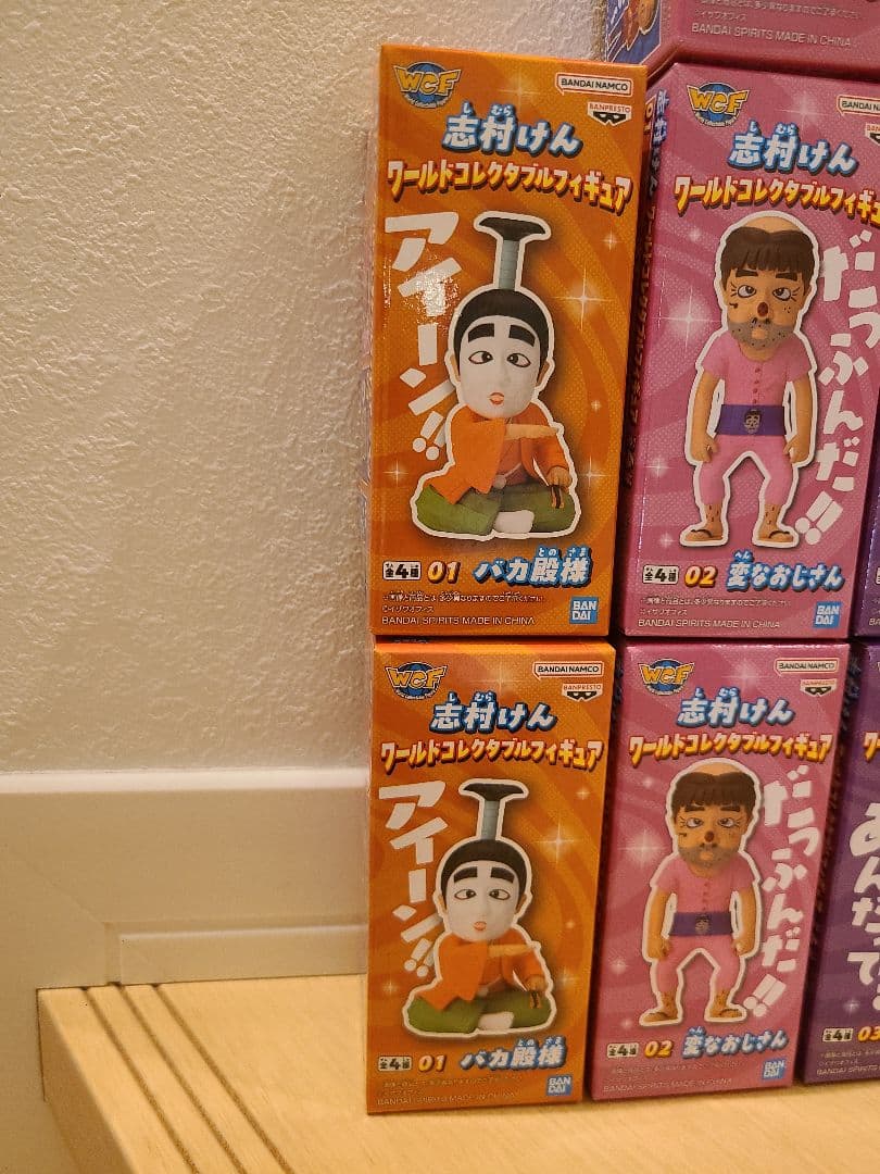 【人気、志村けん】ワールドコレクタブルフィギュア4種11個