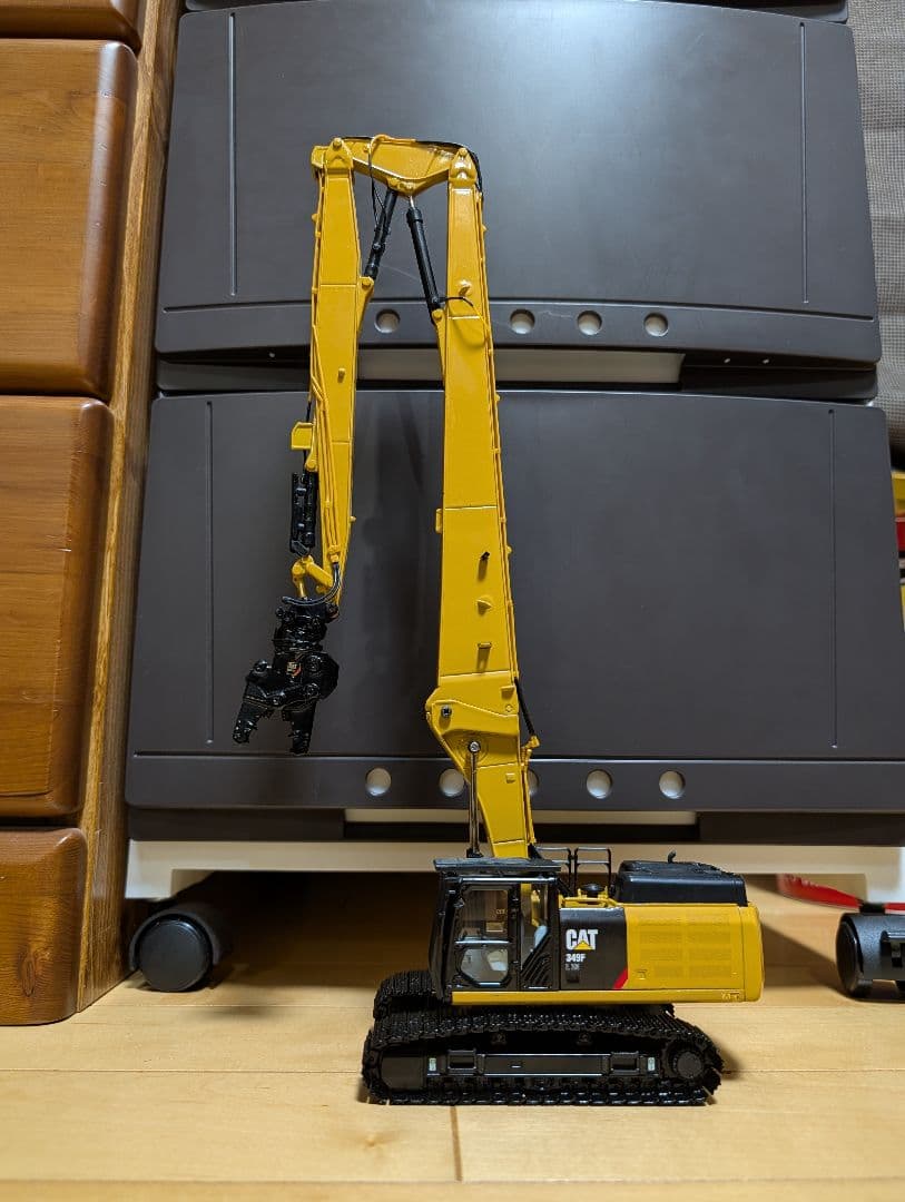 CAT 349FLXE 1/50 ダイキャストマスター　解体ロング仕様カスタム品