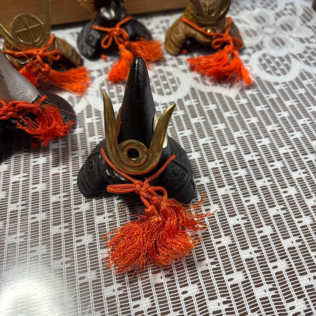 戦国武将 ミニ 兜 ミニチュア 10セット