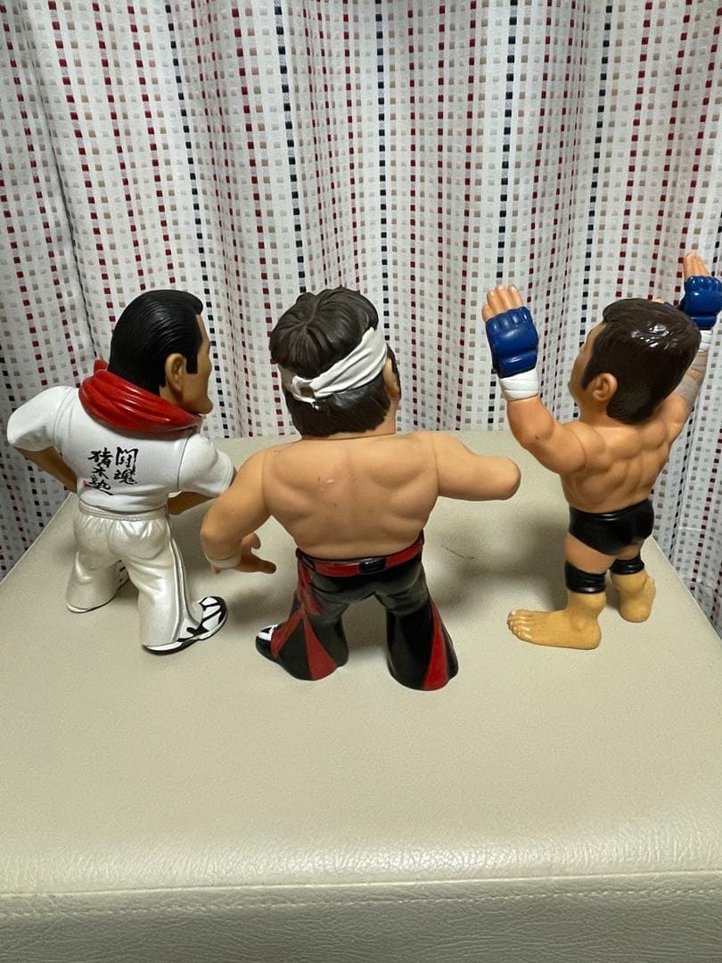 貴重HAOコレクション３体セット　猪木塾アントニオ猪木　破壊王橋本真也　高田延彦