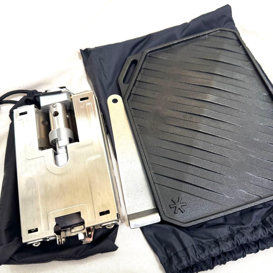 スノーピーク ギガパワーストーブ レクタ グリドル セット  peak