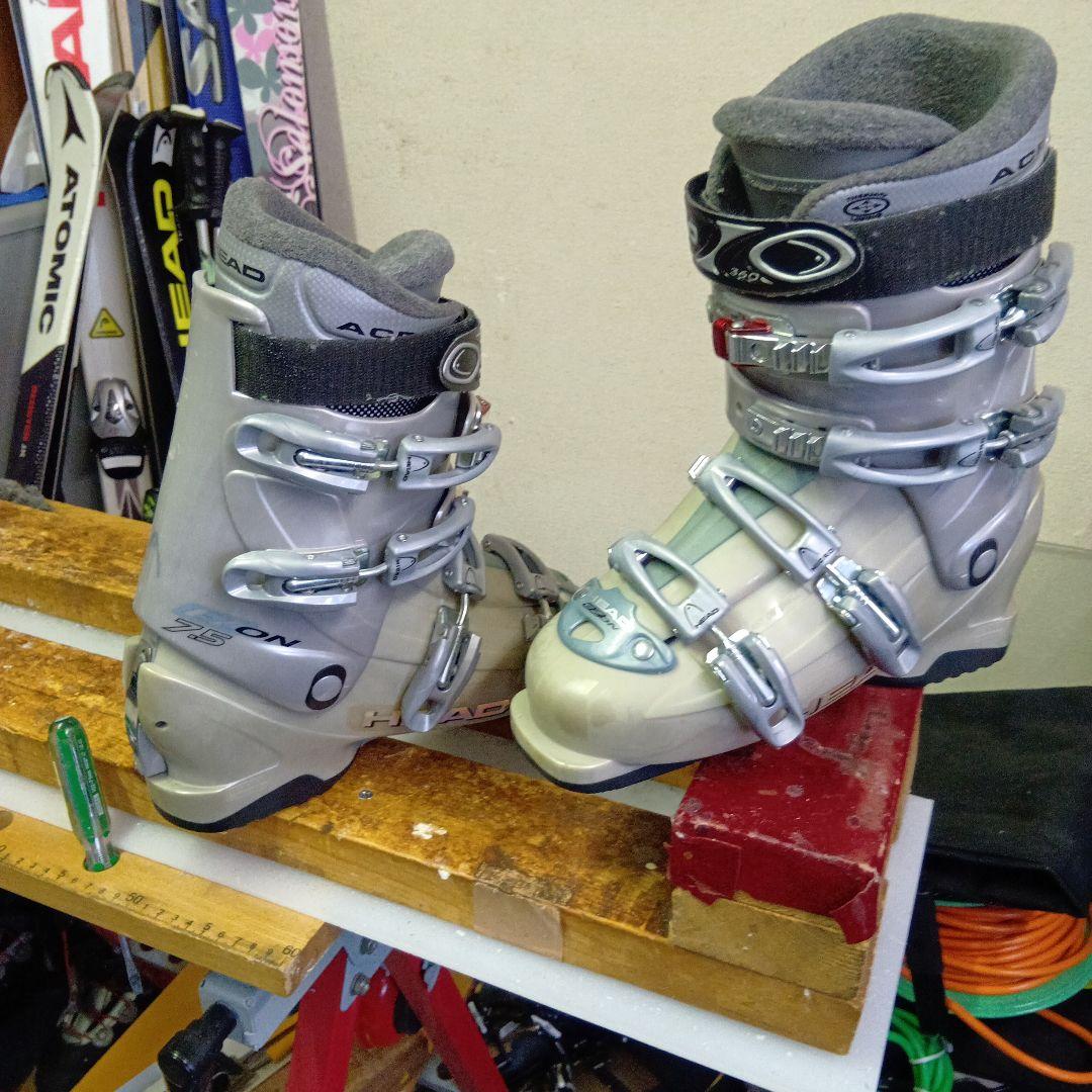 150cmFISCHER メンテナス済 靴25cmストック付