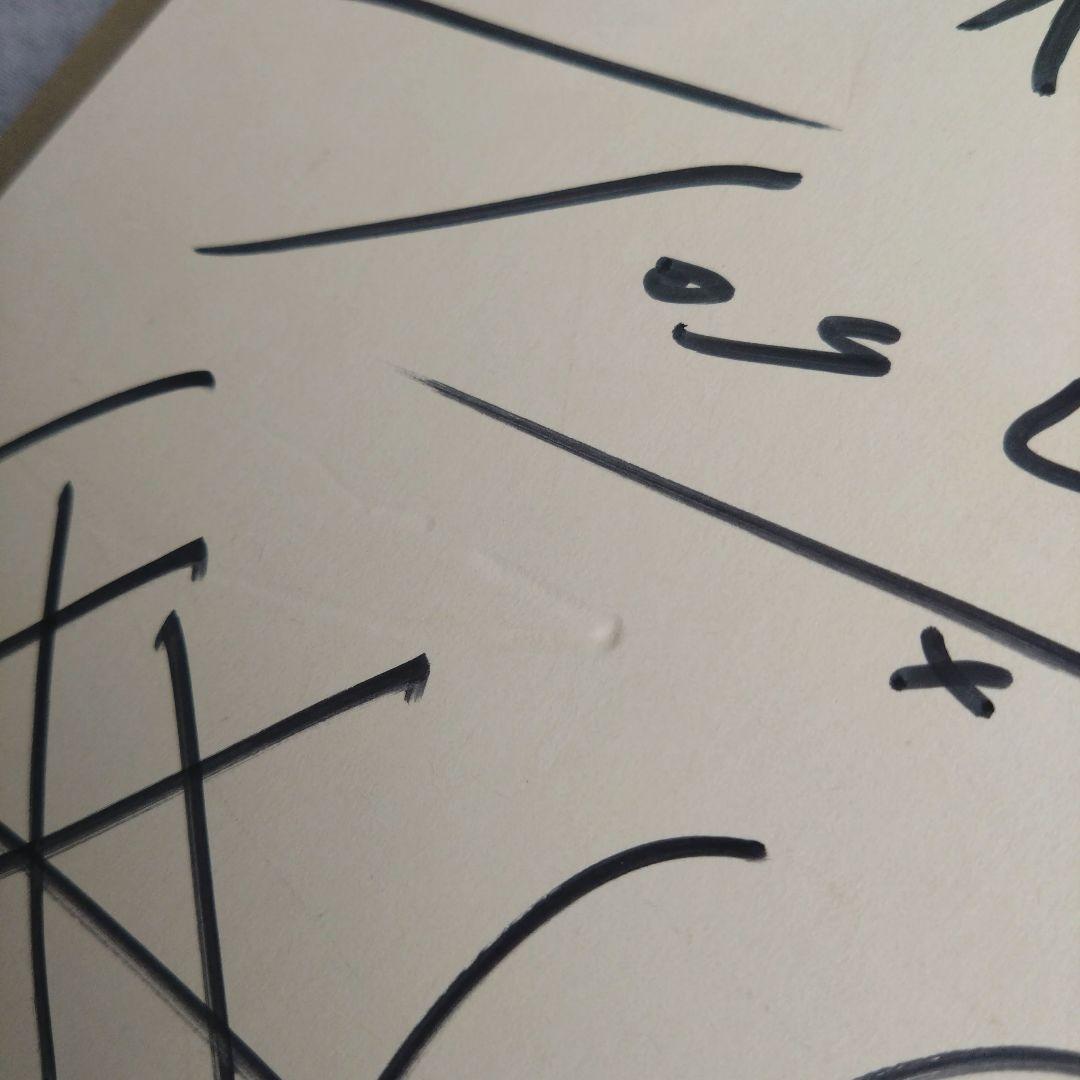 PLASTICS 直筆サイン色紙 中西俊夫 立花ハジメ プラスチックス