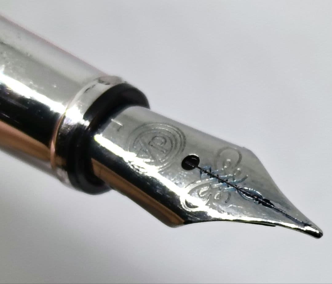 カランダッシュ エクリドール XS 万年筆 レトロ シルバー ミニ キャップ式