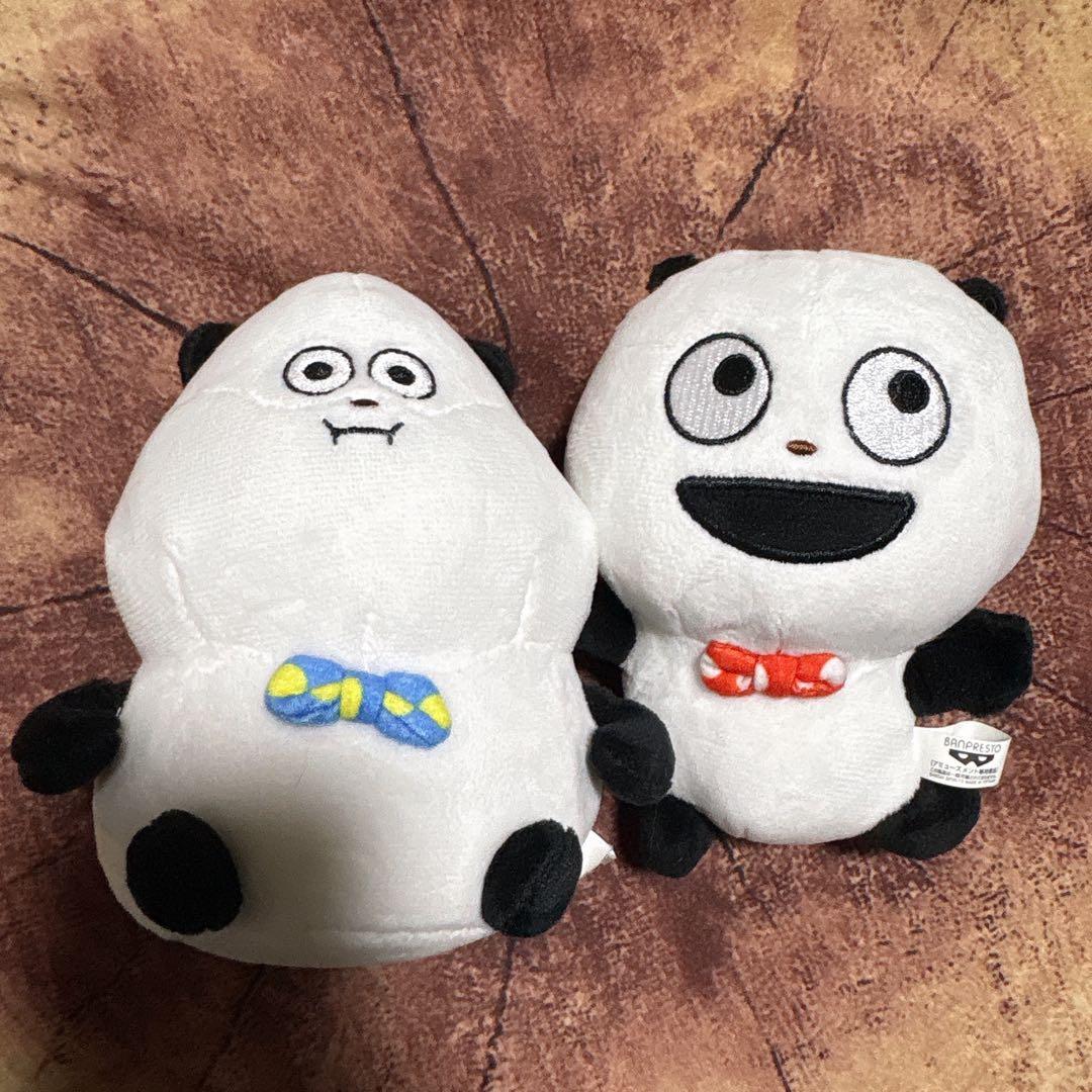 にしむらゆうじ　カバンに付けられるぬいぐるみ　いろんなごきげんぱんだ　２個セット