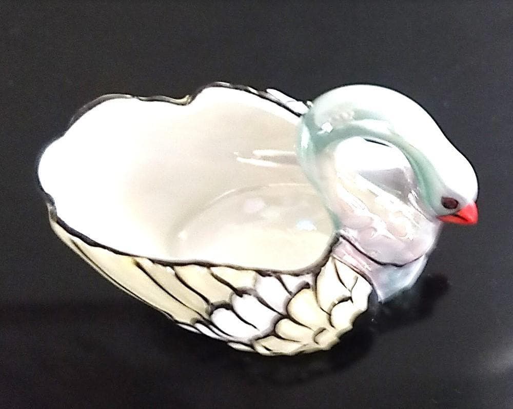 豪華！　オールドノリタケ レア　カラフル スワン 小ボウル1918年