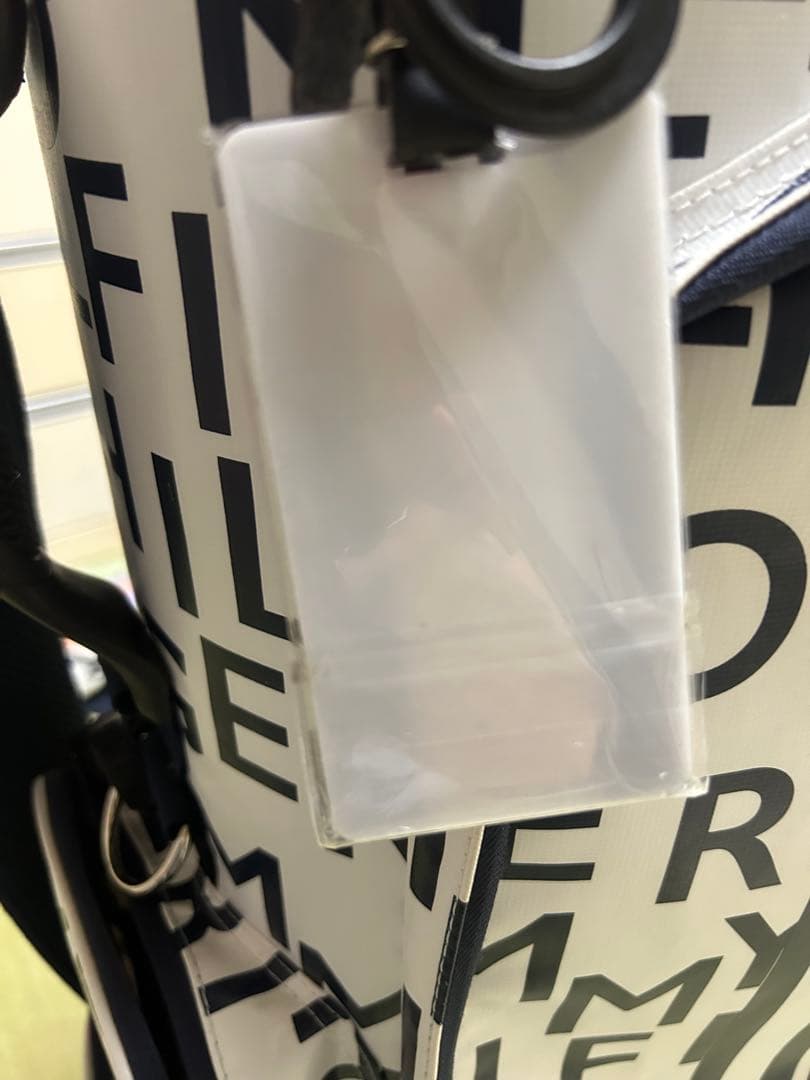 完売トミーヒルフィガー キャディバッグ 希少ロゴプリント　ヘッドカバー3点セット