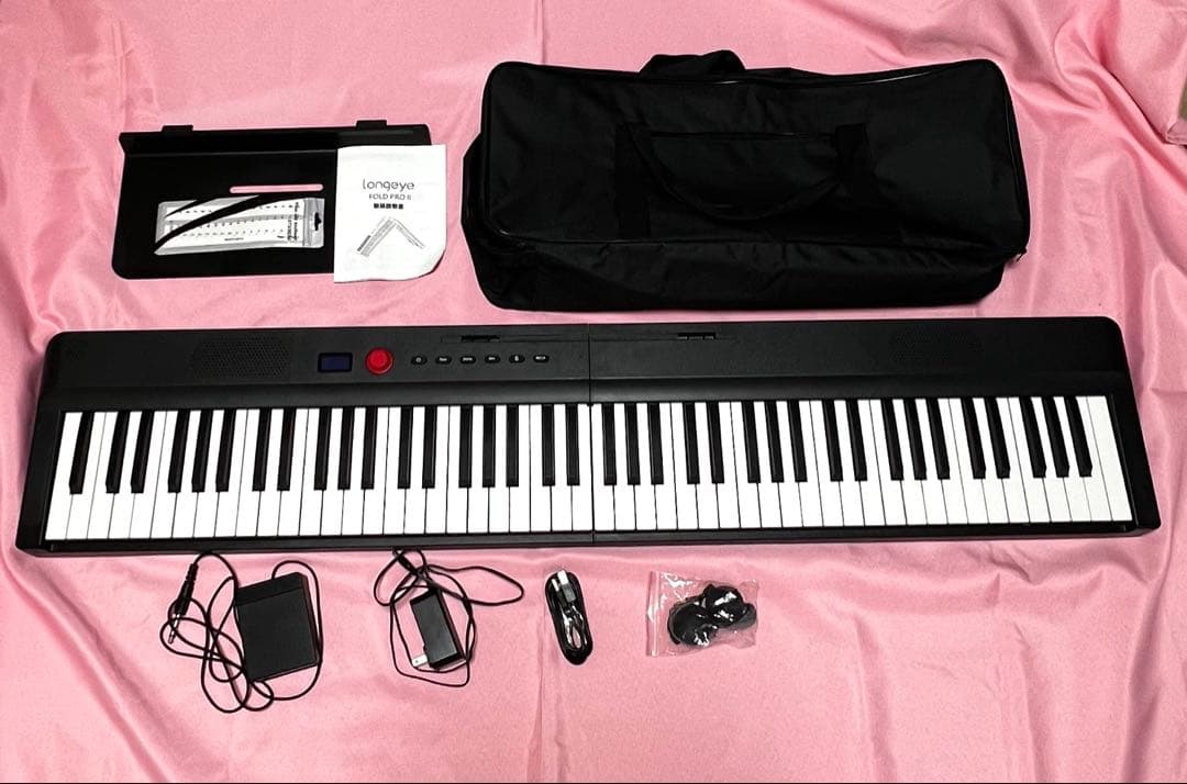 ロンアイ 折り畳み 電子ピアノ FOLD PRO 2 LONGEYE 美品