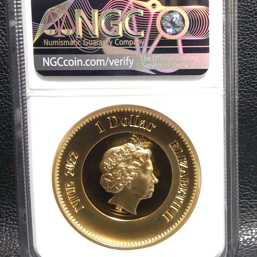 【最高鑑定】2022年版 エリザベス2世追悼記念 NGC PF70UC 純銅