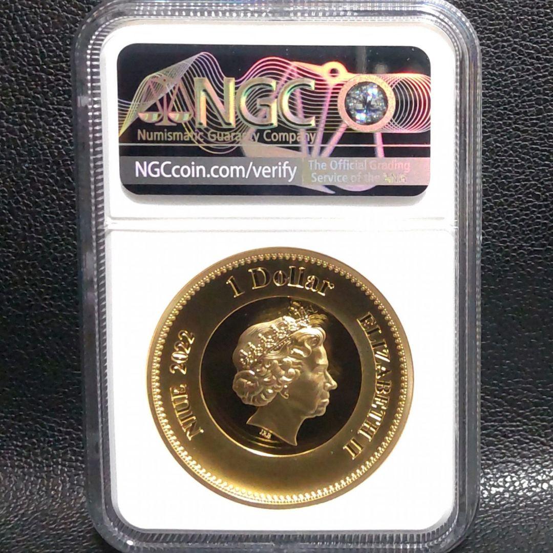 【最高鑑定】2022年版 エリザベス2世追悼記念 NGC PF70UC 純銅