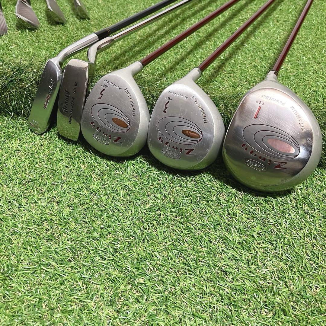 これからゴルフを始める方にオススメ お買得 レディースゴルフクラブ10本セット