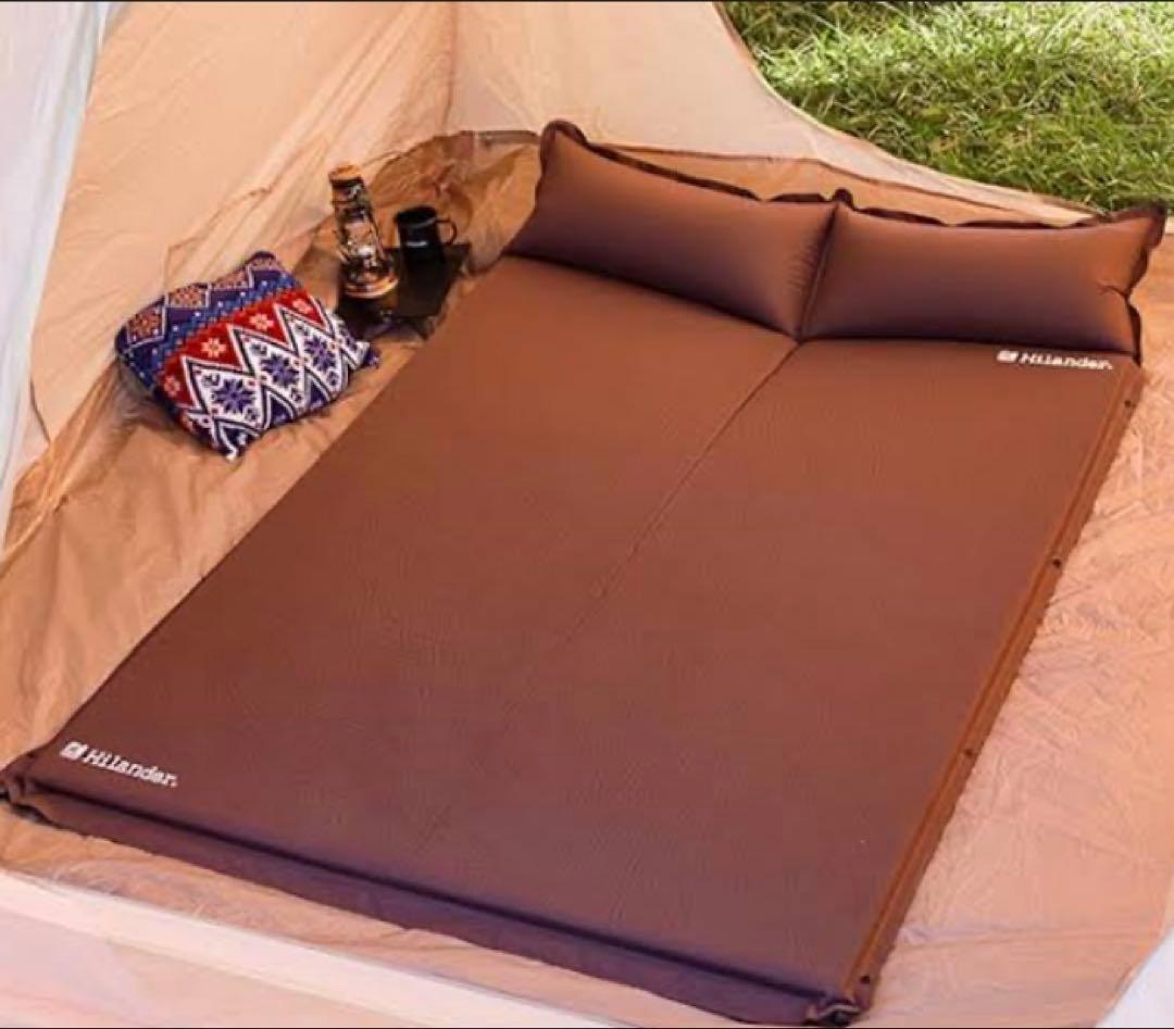 Hilander スエードインフレーター枕付き　5cmダブル