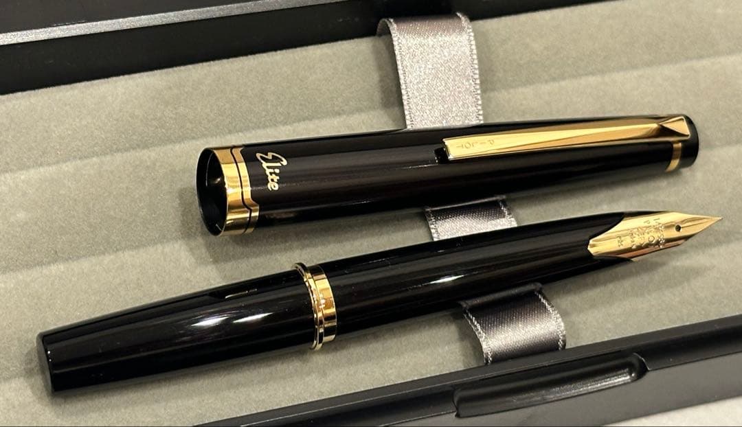 パイロット万年筆エリート95S 極細(EF)+付属品