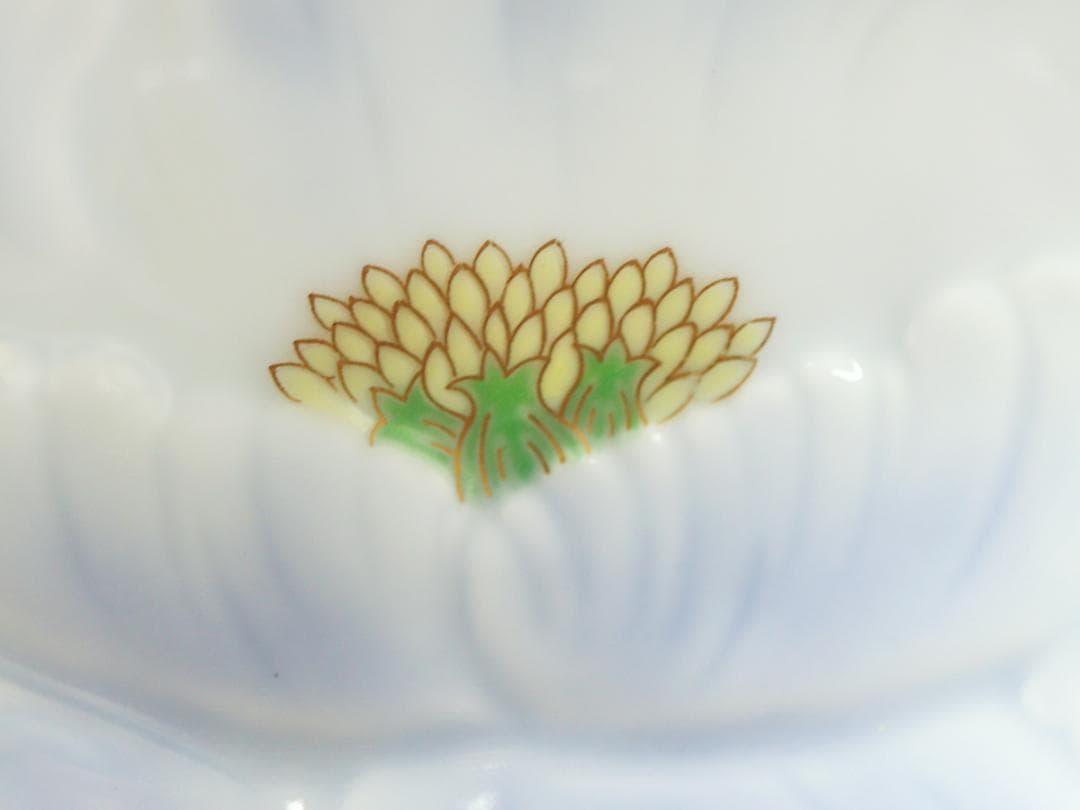 深川製磁 牡丹形 ベリーセット 6客 盛り皿 取り皿 共箱 未使用