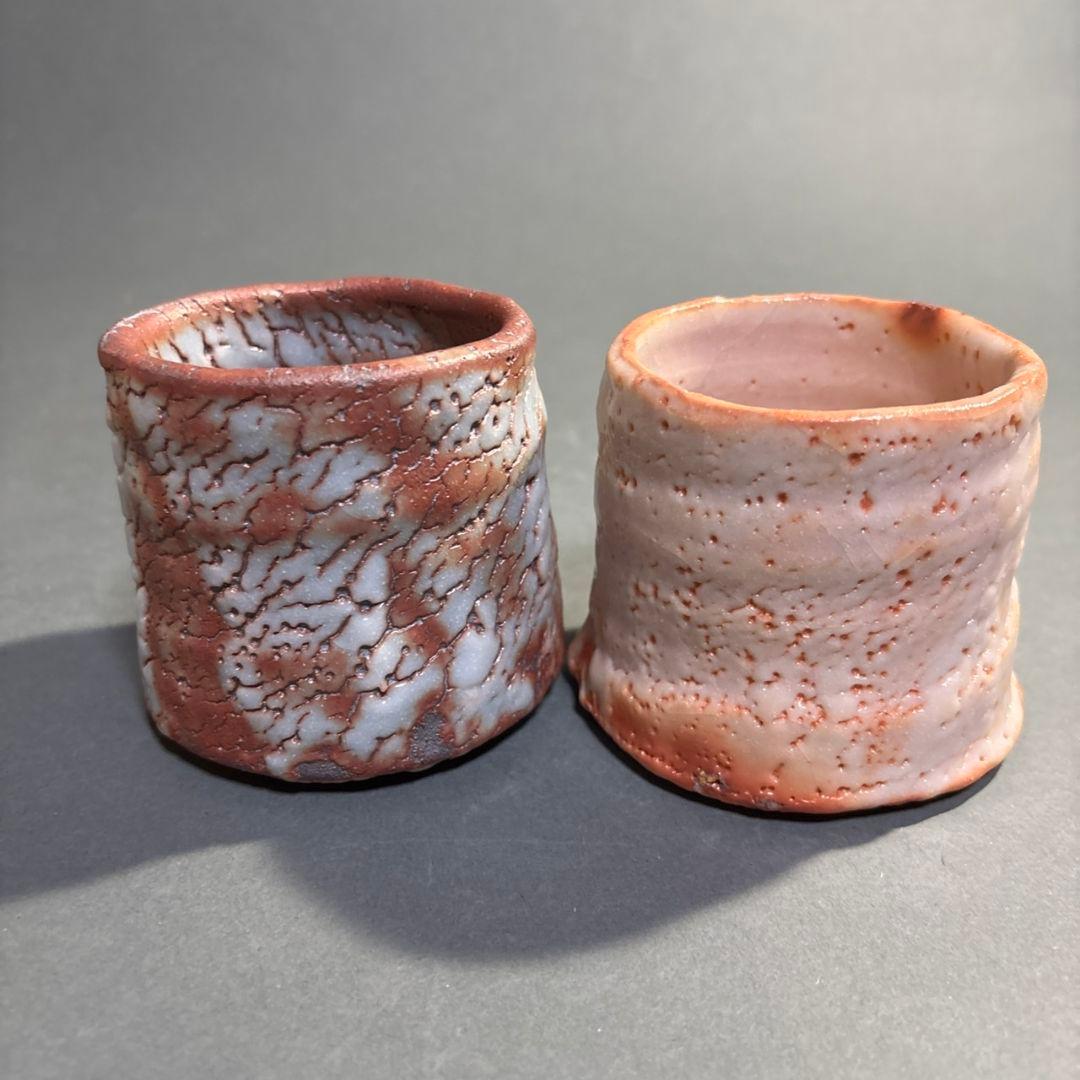 志野焼　湯呑　２客