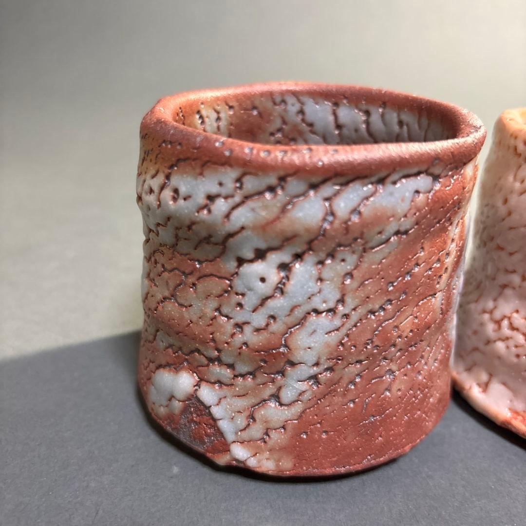 志野焼　湯呑　２客