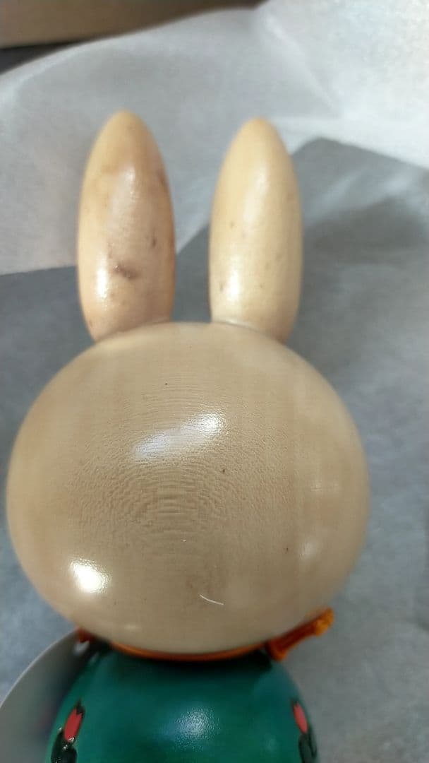 あ*め様 ミッフィー　こけし　卯三郎こけし　チューリップ柄　KLM オランダ航空