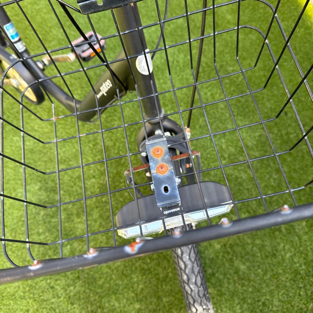 パテオ シティサイクル チャイルドシート付き ブラック