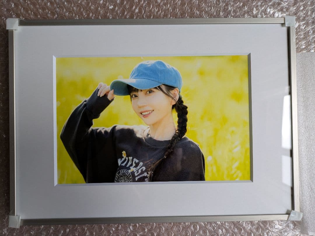 七沢みあ写真展 Sサイズ写真3点 裏面直筆サイン入