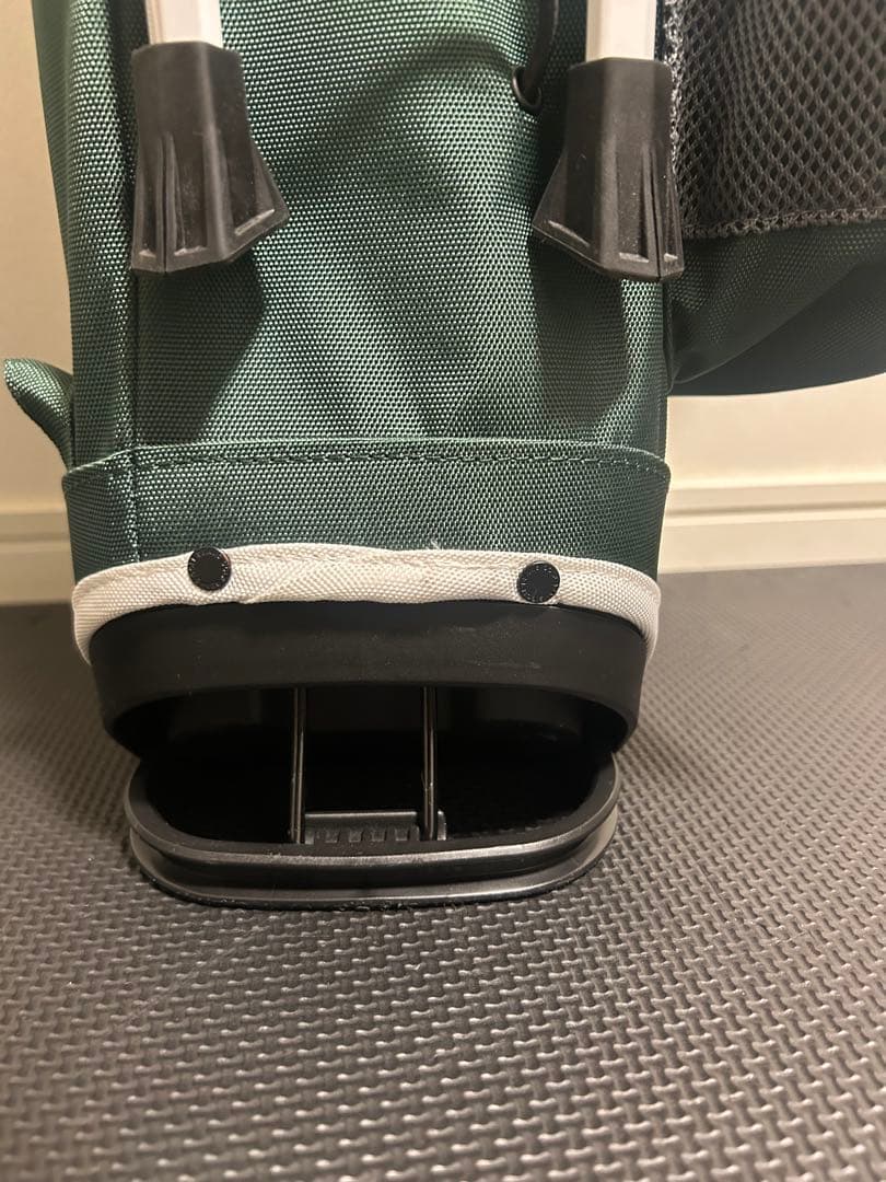 【美品】BEAMS GOLF スリムスタンド キャディバッグ グリーン