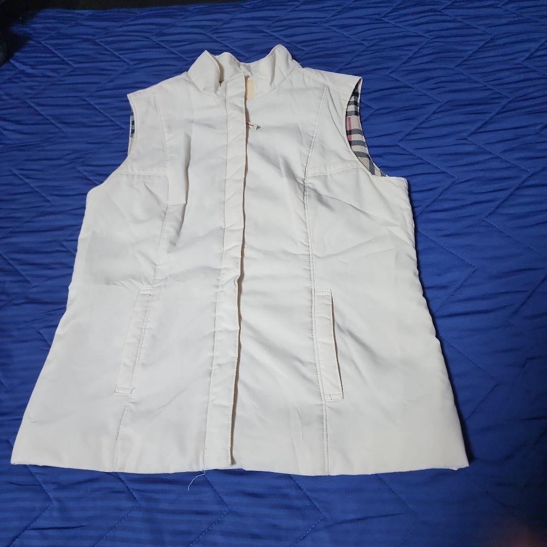 BURBERRY レディース ベスト 40 ホワイト