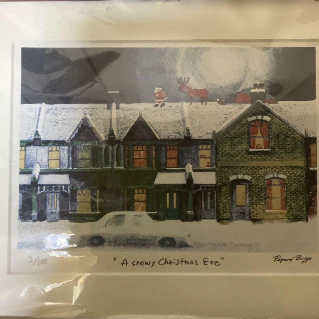 シルクスクリーン A y Christmas Eve 3/100