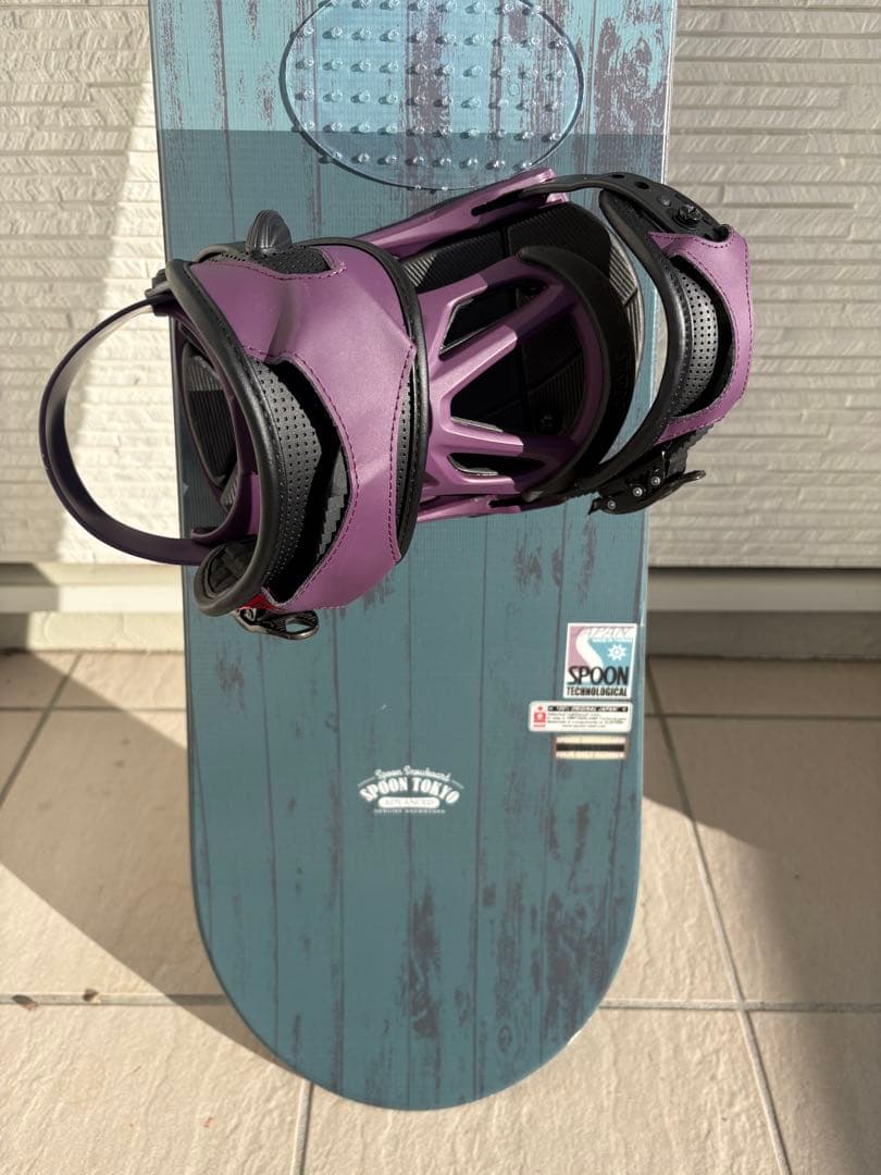 超美品　SPOON NATURE スノーボード 150cm セット