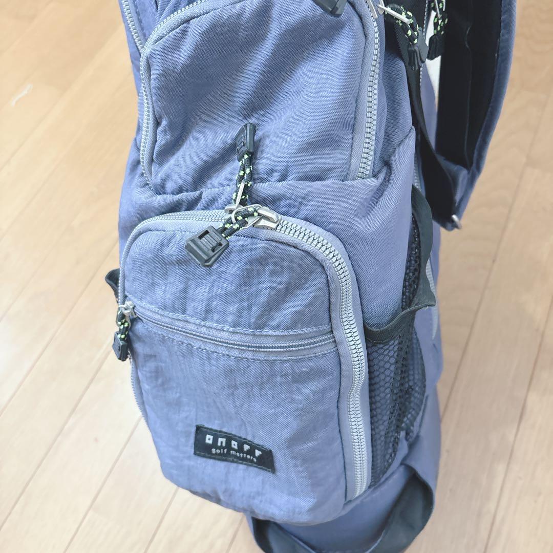 K453 onoff スタンドキャディバッグ パープル系