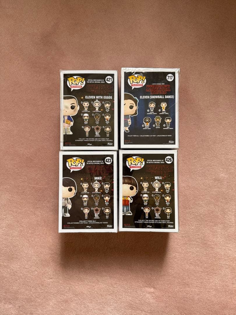 ストレンジャー・シングス Funko pop 4体