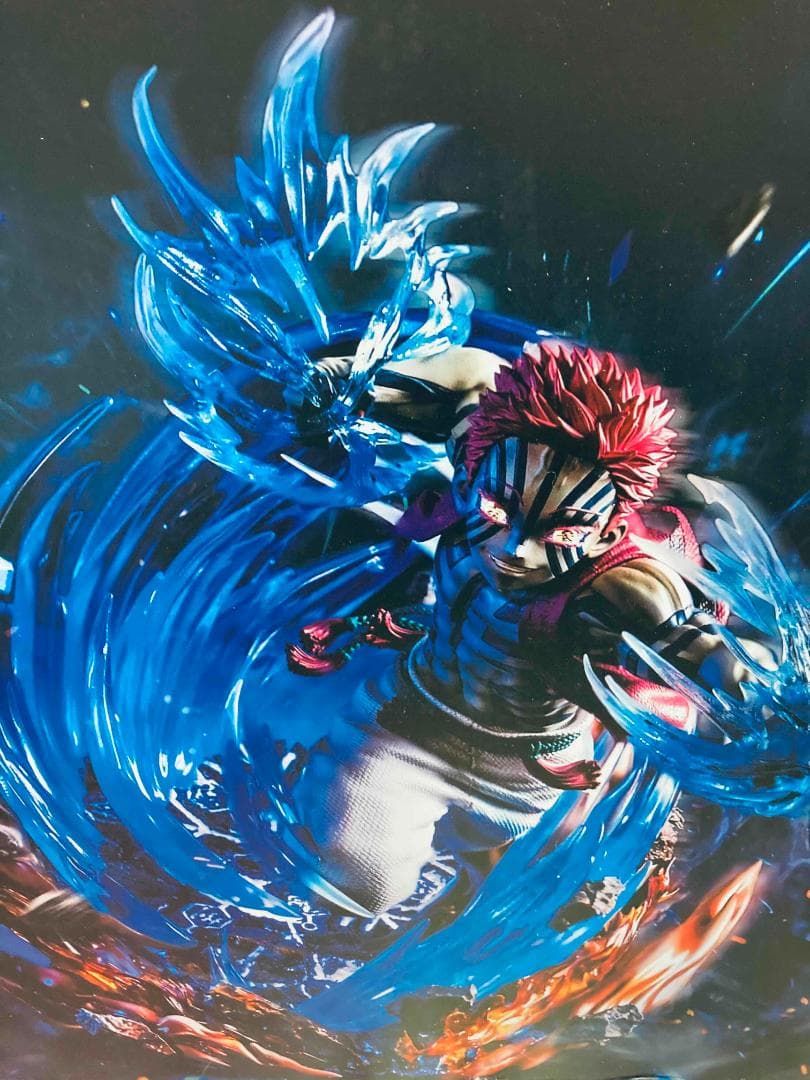 鬼滅の刃 煉獄VSアカザ 猗窩座 1/6スケール フィギュア ガレージキット