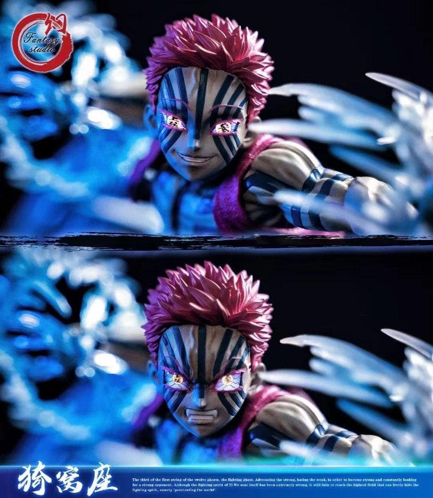 鬼滅の刃 煉獄VSアカザ 猗窩座 1/6スケール フィギュア ガレージキット