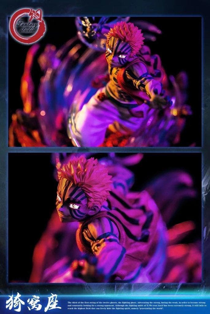 鬼滅の刃 煉獄VSアカザ 猗窩座 1/6スケール フィギュア ガレージキット