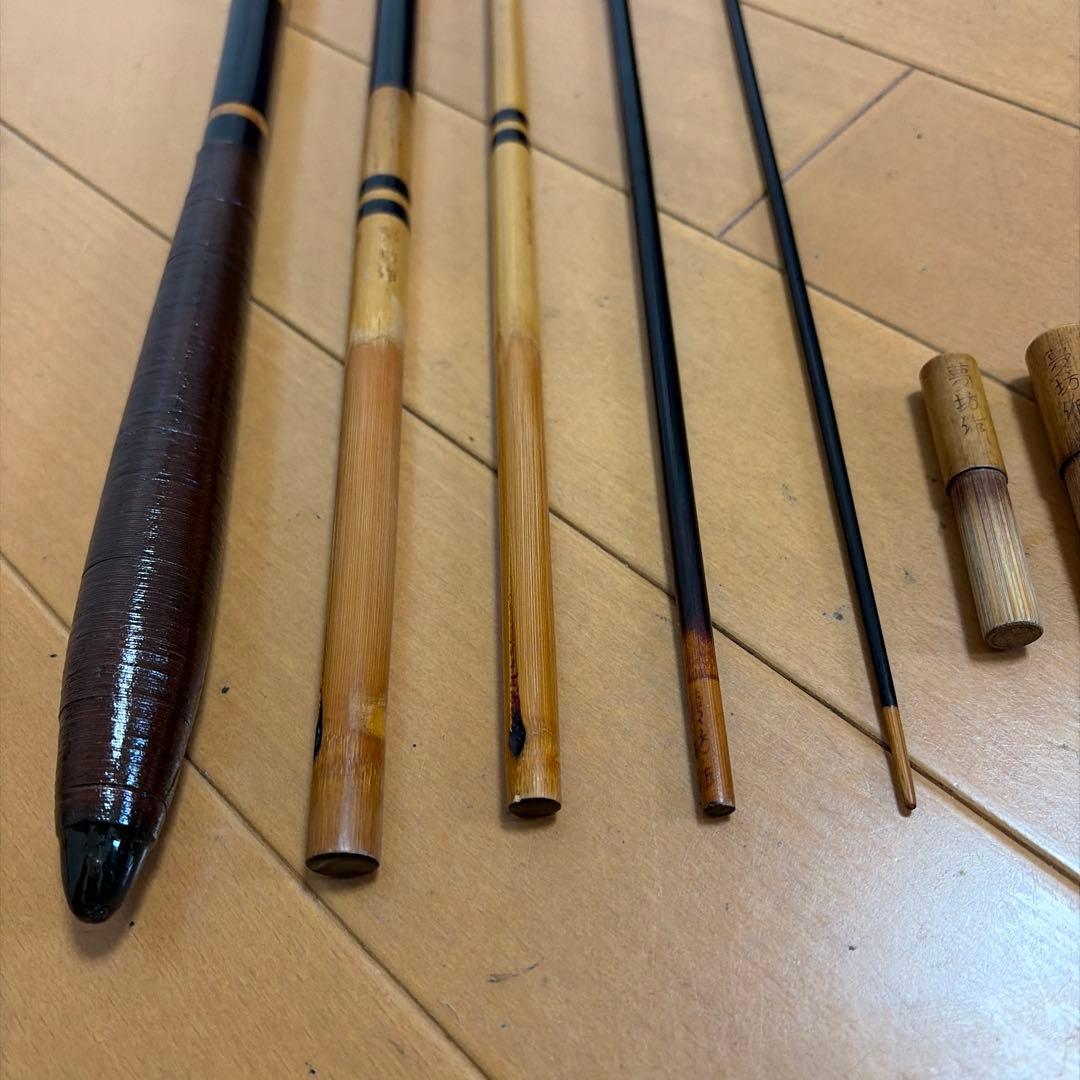 【希少】紀州竹竿　夢坊作　末広　ヘラブナ竿　16尺