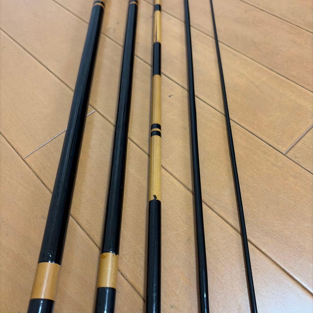 【希少】紀州竹竿　夢坊作　末広　ヘラブナ竿　16尺