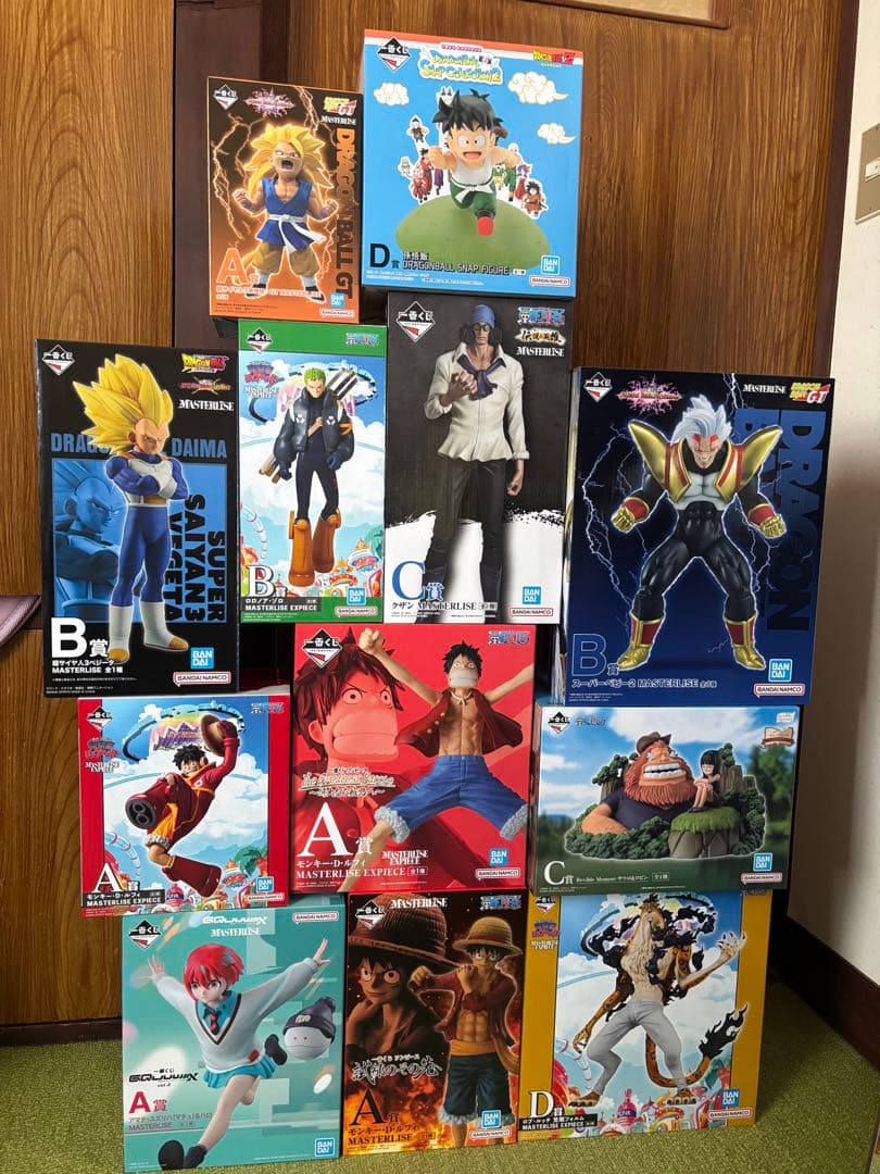 一番くじ ドラゴンボール ワンピース GQuuuuuuX まとめ売り 12体